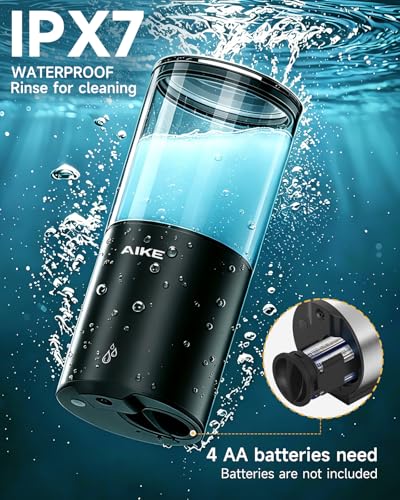 AIKE Automatic Soap Dispenser IPX7 Waterproof 13.5oz Stainless Finish - color: Matte Black Stainless Steel
