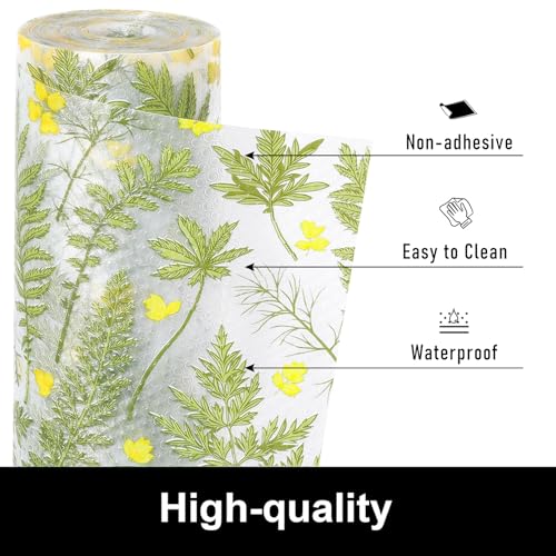 Cooyes Shelf Liner Drawer Liners, Shelf Liners for Kitchen Cabinets - color: Fern Green, size: 17.7"W x 236"L