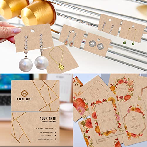 Goefun 90lb 24 Sheets Parchment Cardstock 8.5 x 11 Textured Printer Paper - color: parchment, size: 8.5x11