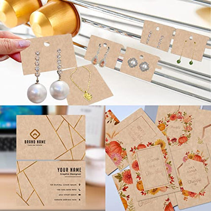 Goefun 90lb 24 Sheets Parchment Cardstock 8.5 x 11 Textured Printer Paper - color: parchment, size: 8.5x11
