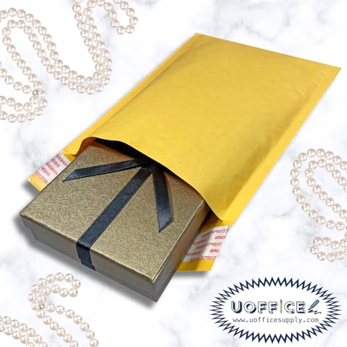Kraft bubble mailers, 100 pcs small padded envelopes #0-6" x 10", Kraft bubble mailer, Protective mailer, Padded shipping envelopes - size: #0 - 6" x 10"
