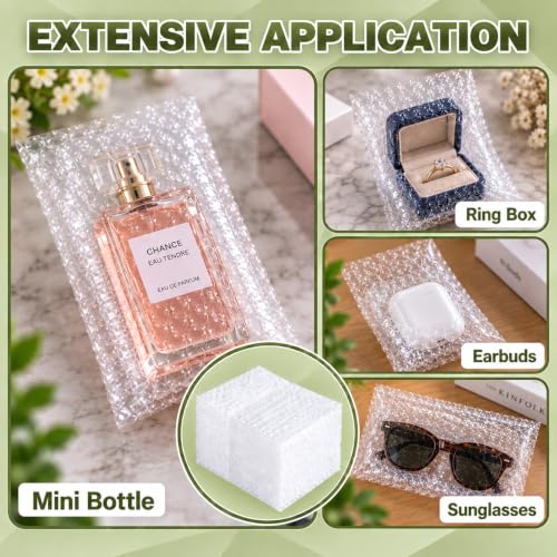 100PCS 4x8"Bubble Pouches,Shockproof Cushioning Protection - size: 100PCS-4x8Inches