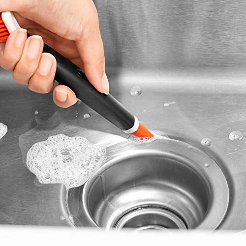 OXO Good Grips Deep Clean Brush Set, Orange, Blue - color: Orange