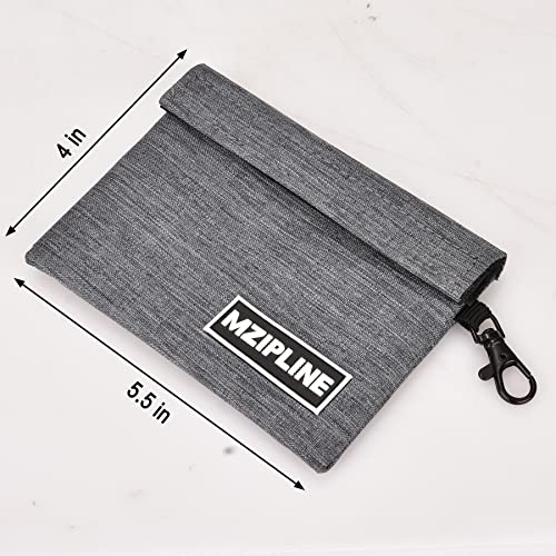 Anti-odour Waterproof Stash Bag - Scent Proof Pouch With Combination Lock for Eliminating Trapping Stink & Smelly Discreet Accessories - color: Mini Grey