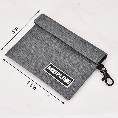 Anti-odour Waterproof Stash Bag - Scent Proof Pouch With Combination Lock for Eliminating Trapping Stink & Smelly Discreet Accessories - color: Mini Grey