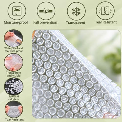 100PCS 6x8"Bubble Pouches,Shockproof Cushioning Protection - size: 100PCS-6x8Inches