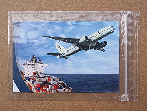 BEUYI Premium 5'' x 7.5'' Resealable Adhesive Shipping Label/documents Pouches (50 Pack) - size: 5''x7.5'' - 50 pack Resealable