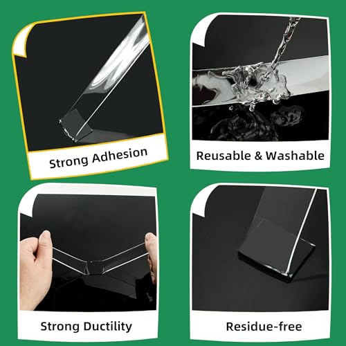 4 Rolls Double Sided Tape Heavy Duty, Nano Tape Double Sided Mounting Tape