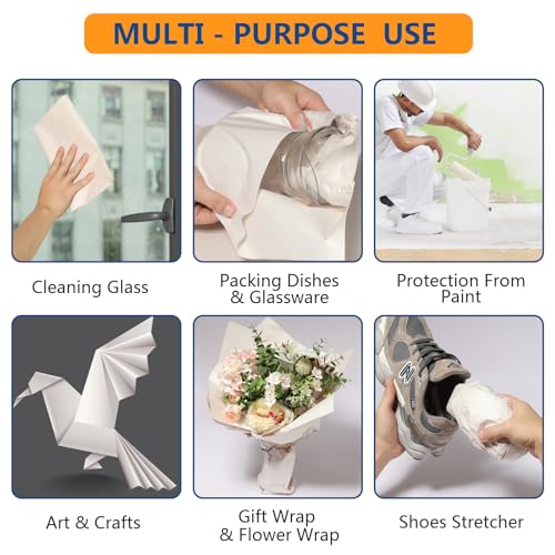 200 SHEETS 27”x15” Packing Paper Sheet for Moving Shipping Wrapping Packing Box Newsprint Paper Moving Paper Moving Supplies Protecting Fragile Items Glass China Dishes Packing (200SHEETS) - style: 200SHEETS