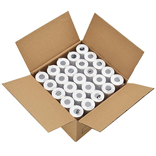2 1/4'' x 50' Thermal Paper Rolls Receipt Paper (500 Rolls) - size: 2 1/4" x 50ft, style: 500 Rolls