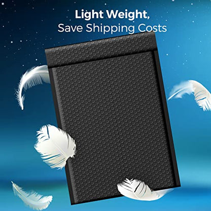 Fuxury Bubble Mailers 10.5x16 Inch 40 Pack Self Seal Padded Envelopes - color: Black, size: 10.5x16" 40PC