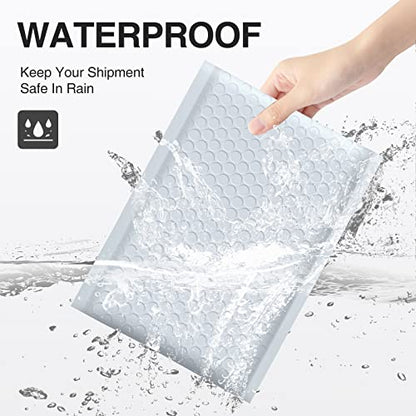 UCGOU Mini Bubble Mailers 3.5x6.5" Padded White 50 Pack Usable Size 3.5x5" - color: White, size: 3.5x6.5" 50PC
