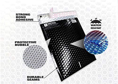 BAZIC Products #5 Metallic Bubble Mailers, 10.5 x 15 In - size: 1-Pack