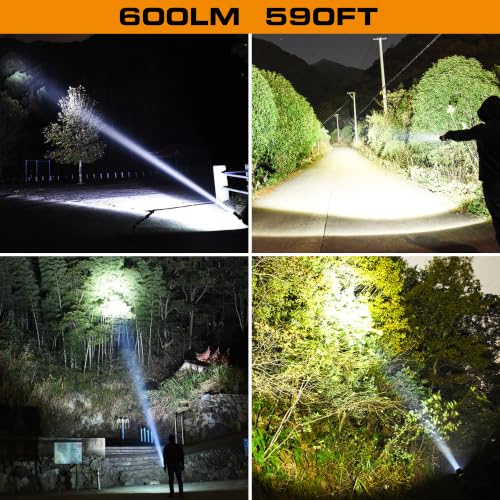 EverBrite Tactical Flashlight 600 Lumens Zoomable 4 Light Modes