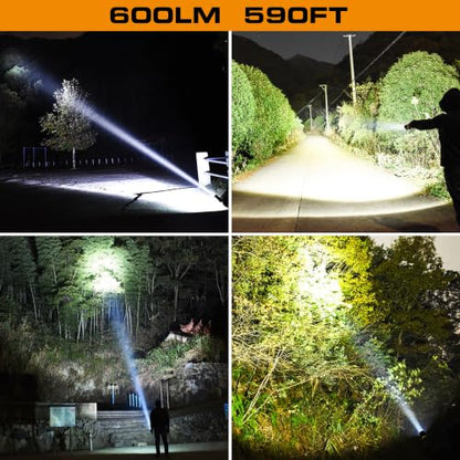 EverBrite Tactical Flashlight 600 Lumens Zoomable 4 Light Modes