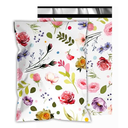 Poly Mailers 6x9 Inch, 100 Pack, Flower Self-Seal Shipping Bags - color: Bud, size: 6x9 Inch 100 Pcs
