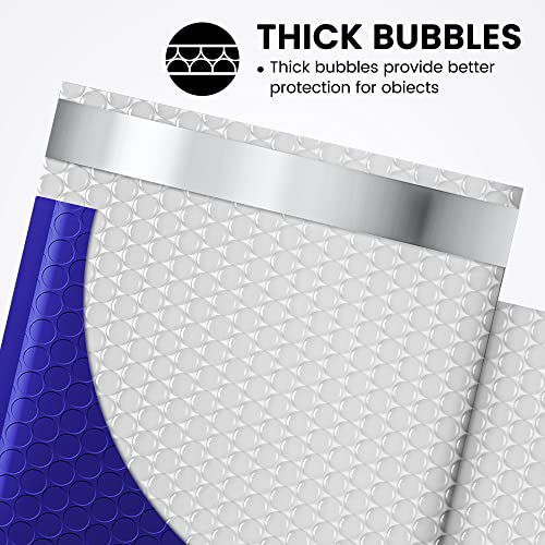 Fuxury 300 Pack Royal Blue Bubble Mailers 6x10" Bubble Shipping Envelopes - color: Royal Blue, size: 6x10" 300PC