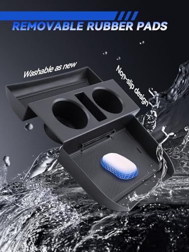 for Palisade Center Console Organizer 2020-2024 2025 Hyundai Palisade SE/SEL/XRT/Limited/Calligraphy Accessories Armrest Tray Middle Storage Box Insert Container - size: for 2020-2025 Hyundai Palisade