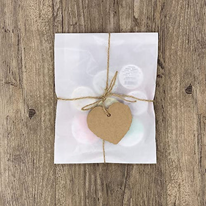 Quotidian White Glassine Paper Bags Envelope 5 1/2x7 3/4 in, 100 Count - size: 5 ½x7 ¾ Inch