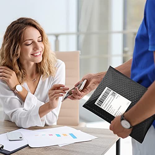 UCGOU Bubble Mailers 10.5x16" 40 Pack Usable Size 10.5x15" Black Padded - color: Black, size: 10.5x16" 40PC