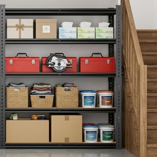 Garage Shelving Heavy Duty, Storage Shelves Adjustable Metal Shelving Unit