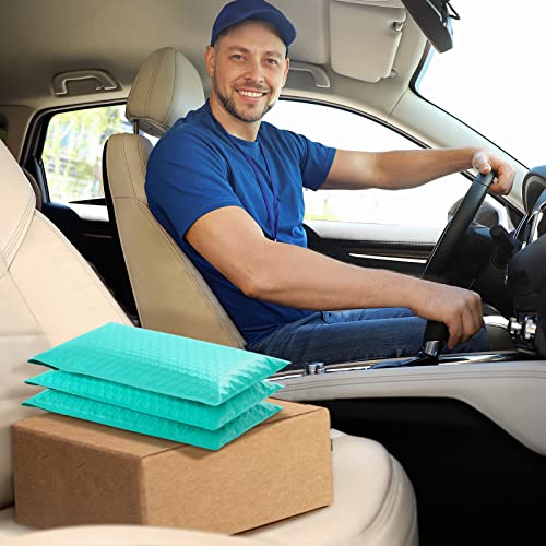 UCGOU Bubble Mailers 5x8.6" Usable Size 5x7" Padded Envelope Teal 100 Pack - color: Teal, size: 5x8.6" 100PC