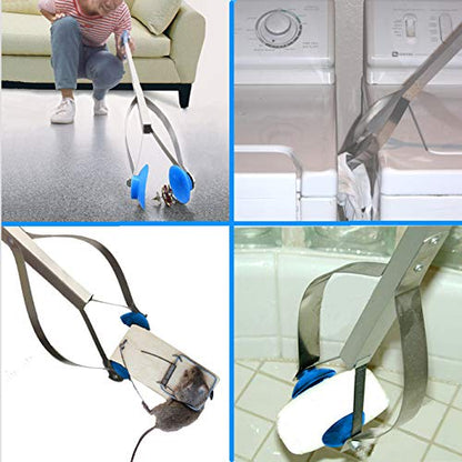 ArcMate 32" EZ Reacher Deluxe - Grabber Reacher with 5 lb. Pickup Capacity, 4.5" Wide Fingers, Locking Handle, Heat Resistant Silicone Tips - Grabber Tool for Elderly, Post Op, Accessibility - size: 32 Inch