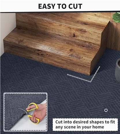 jxgzyy Commercial Outdoor Runner Rug 3'11" x 2'8", Dark Grey - color: Dark Grey, size: 3'11" x 2'8" (Rectangular)
