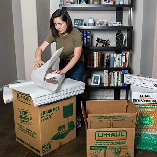 WAUPPY 70 Sheets Newsprint Packing Paper Sheets for Moving, Shipping, Box Filler, Wrapping and Protecting Fragile Items 1.8 Lbs (26” x 15”) - size: 70 Sheets (15"W x 26"L)