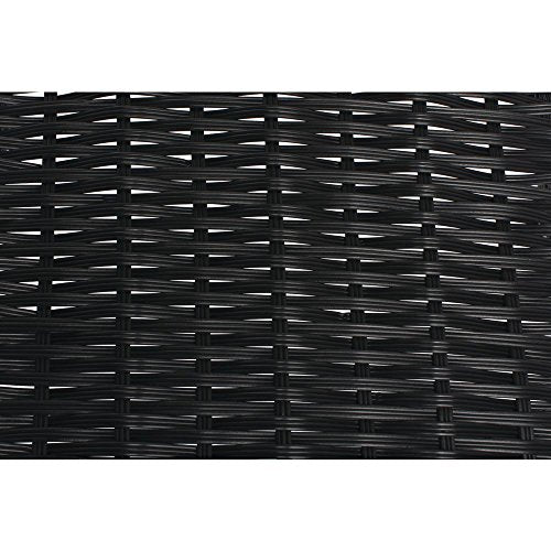 Expressly HUBERT Rectangular Black Plastic Tapered Produce Basket - color: Black, size: 11.5"Lx12"Dx1.5-4"H