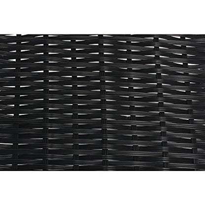 Expressly HUBERT Rectangular Black Plastic Tapered Produce Basket - color: Black, size: 11.5"Lx12"Dx1.5-4"H
