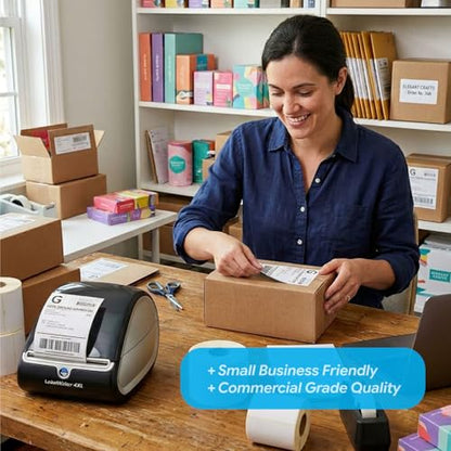Buhbo Compatible DYMO LabelWriter 4XL Shipping Label 1744907, 4 x 6 inch - size: 1 Roll