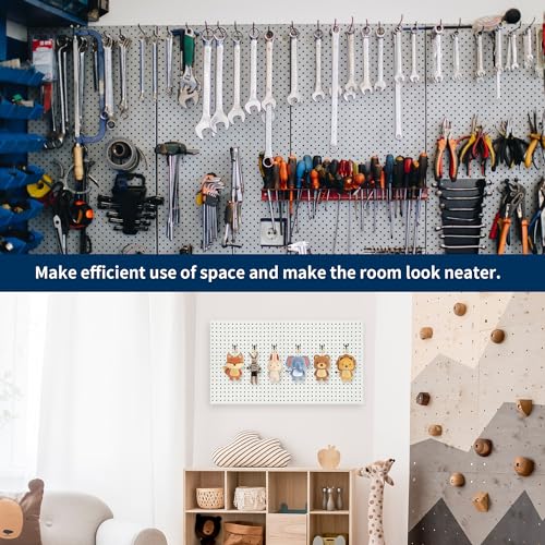 80 Pcs 4 Inch Black Pegboard Hooks Metal Hangers