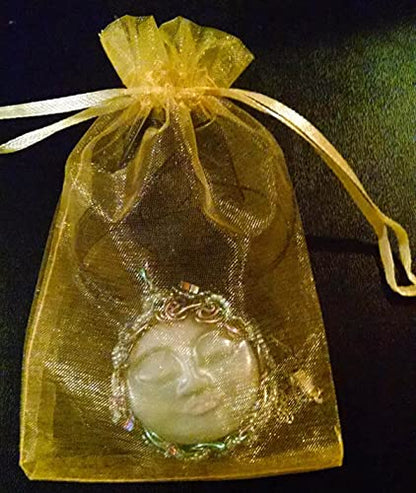 5x7 Inch Sheer Organza Mesh Drawstring Gift Bags Gold Pack of 50 - color: Gold 5x7 Inches Pack of 50