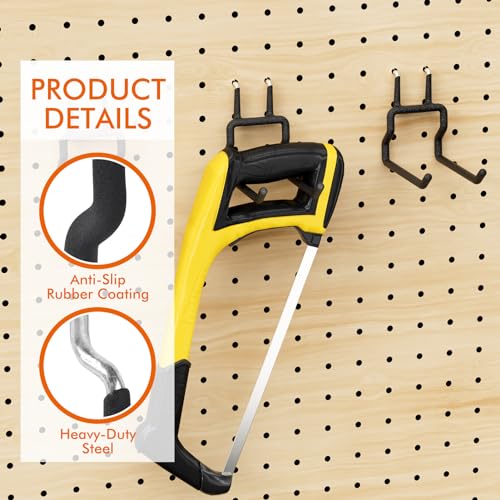 Utility Heavy Duty Pegboard Hooks, 5Pack Peg Board Accessories Tool Hangers - style: 5 Pack