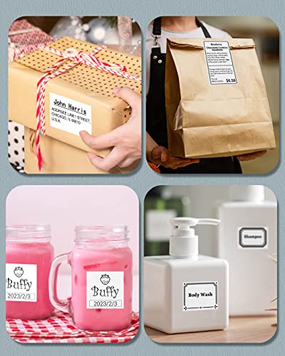 Phomemo Thermal Labels, 1.57"x 1.18", for M110/M100/M220/M108/M250, 230 PCS - color: White, size: 1.57"x1.18"