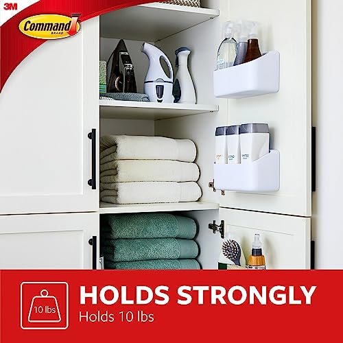 Command Organizing Caddy, 1 Caddy, 4 Large Strips