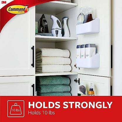 Command Organizing Caddy, 1 Caddy, 4 Large Strips