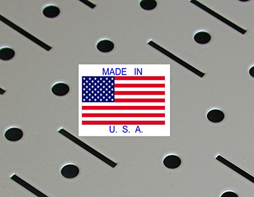 Wall Control Pegboard 32in x 16in Gray Metal Pegboard Tool Board Panel - color: Gray