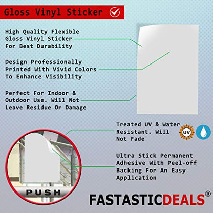 Industrial Decals Vertical Vinyl Stickers Caution Wet Floor Sign Safety Industrial Safety Sign Label Design Only 10x14Inches Design Only - color: Design Only, size: 10x14inches