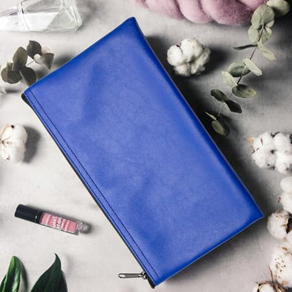 Multi-Purpose Zipper Bag, Royal Blue, 11 x 6 Inch - color: Royal Blue
