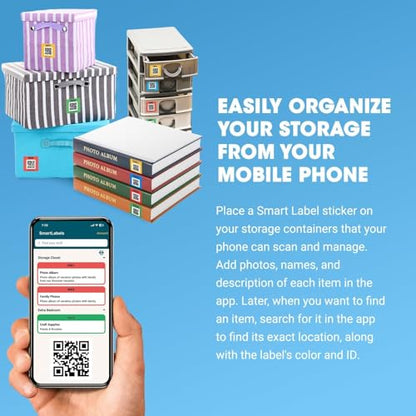 SmartLabels - Mini 1.5" QR Code Labels for Storage, Organization, & Moving - style: Mini