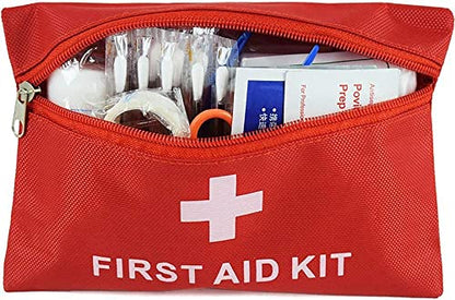 12 Pack Mini First Aid Empty Bag,First Aid Kit Pouch(Bag Only) - size: 7.9 x 5.5 inch