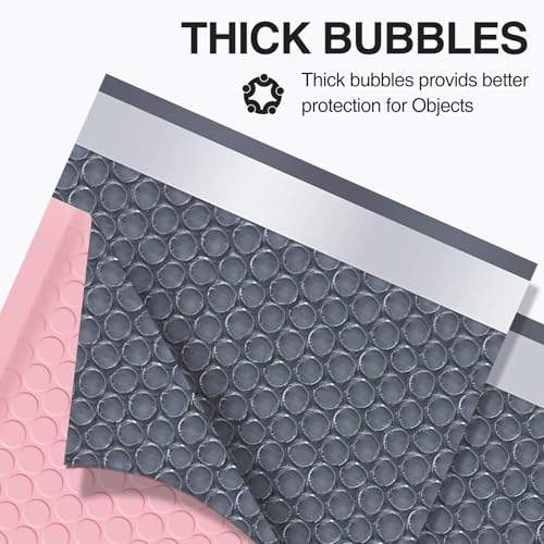 UCGOU Bubble Mailers 8.5x12" 40 Pack Usable Size 8.5x11" Light Pink Padded - color: Light Pink, size: 8.5x12" 40PC