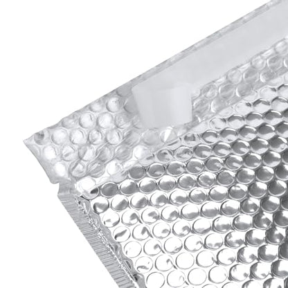 30 PCS 11.4 x 14 Inch Bubble Mailers, Silver Padded Mailing Envelopes, Practical Self Seal Aluminum Film Shipping Envelopes for Packing, Mailing - color: Silver