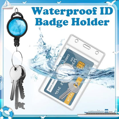 4 Pack Cruise Lanyard for Ship Cards, Cruise Essentials 2026, Blue Marble - color: Blue Marble