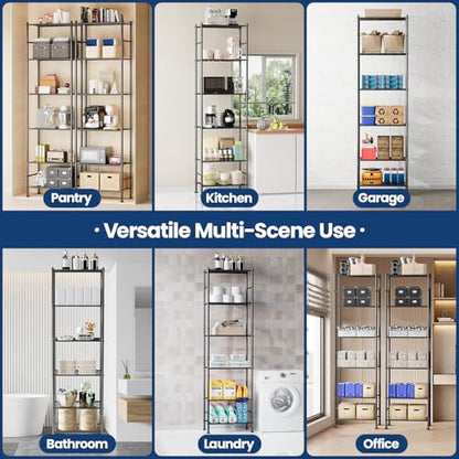 Abiglifty Storage Shelves - size: 6 Tier