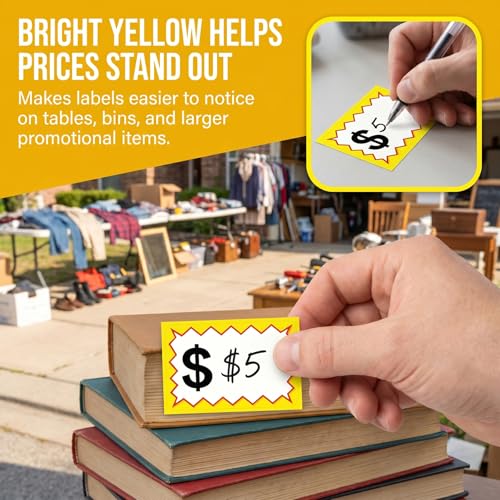 Price Stickers,400Pcs Retail Price Tags Self Adhesive Blank Price Labels