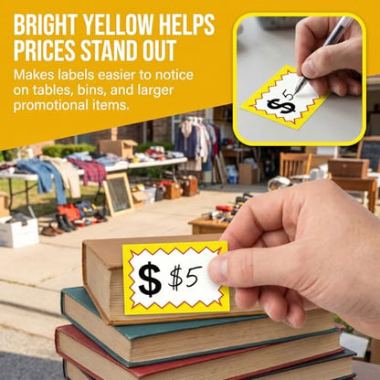 Price Stickers,400Pcs Retail Price Tags Self Adhesive Blank Price Labels