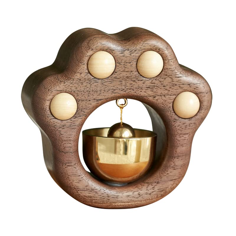 Shopkeepers Bell,Cat Paw Bell,Shopkeepers Bell for Door Opening,Door Chime,Magnet Refrigerator Magnets